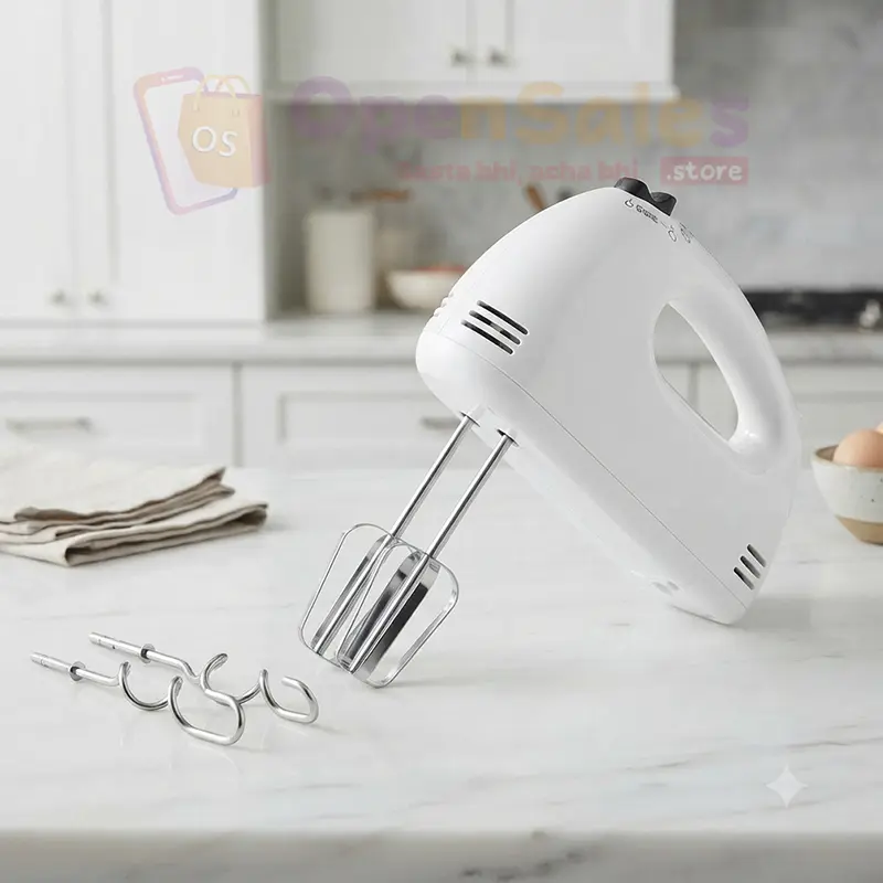 7-Speed Electric Hand Mixer & Kitchen Food Beater with Attachments