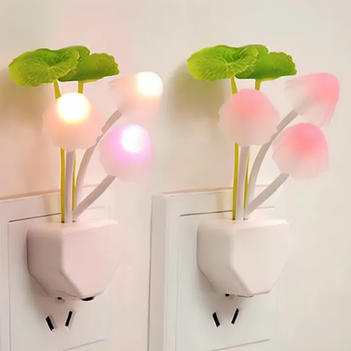 LED Night Lights Flower Mushroom Lamp - Image 2