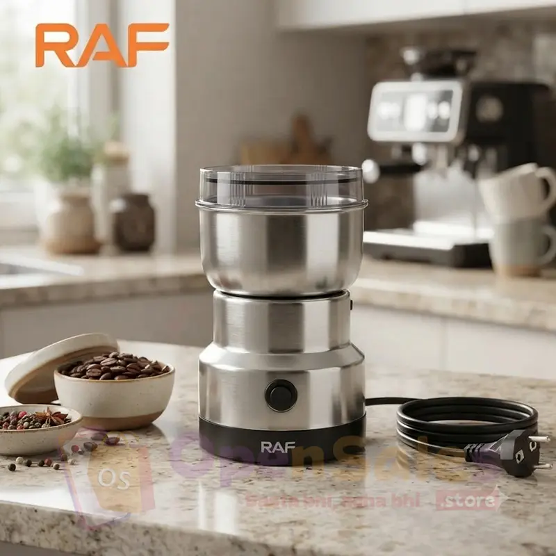 RAF Multifunctional Stainless Steel Electric Spice and Coffee Bean Grinder