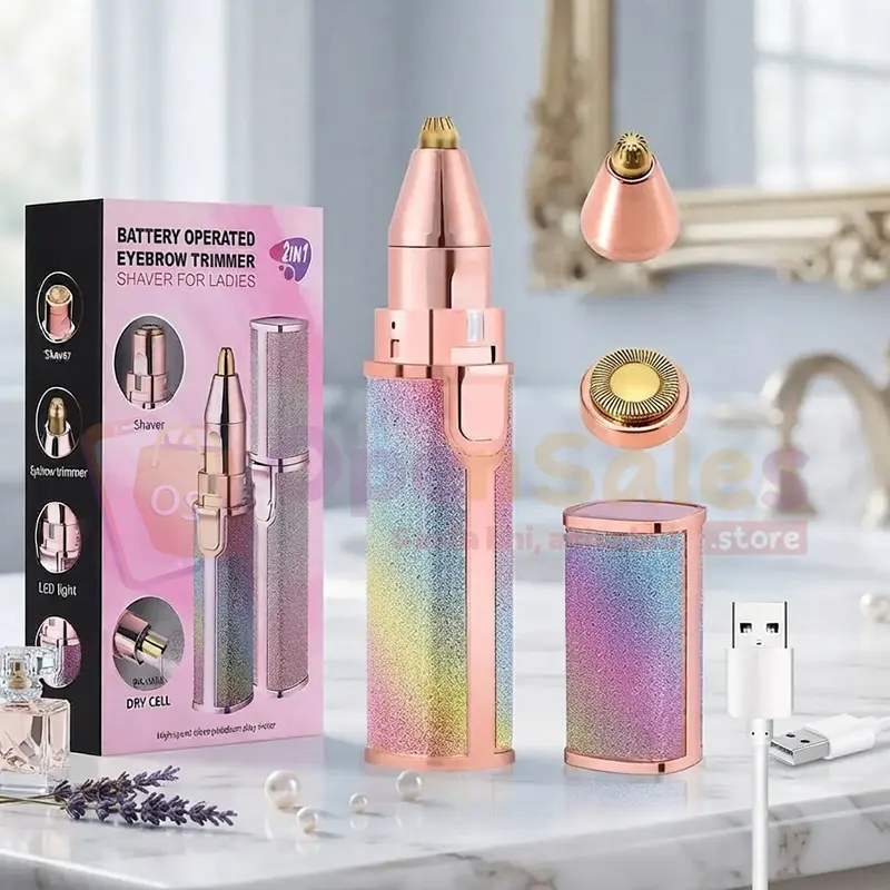 2-in-1 Electric Eyebrow Trimmer